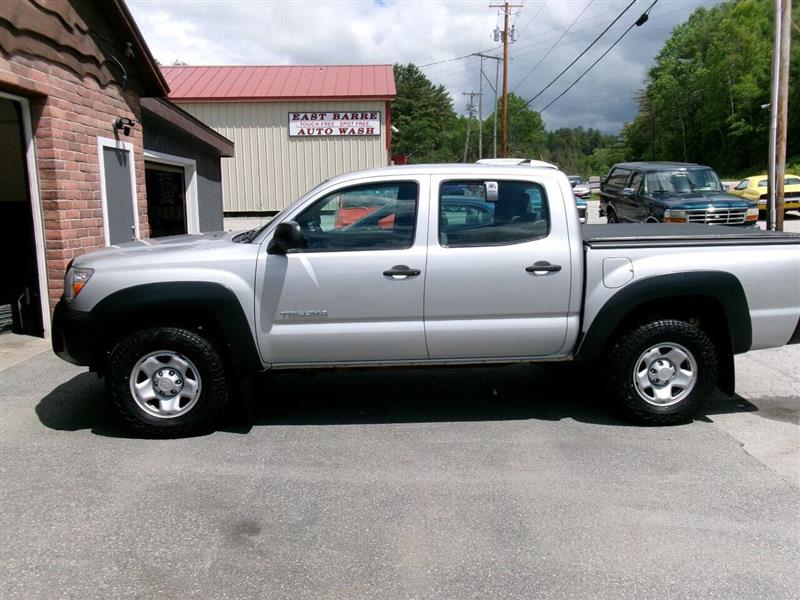 2012 Toyota Tacoma V6 4x4 4dr Double Cab 5.0 ft SB 5A Silver, East Barre, VT