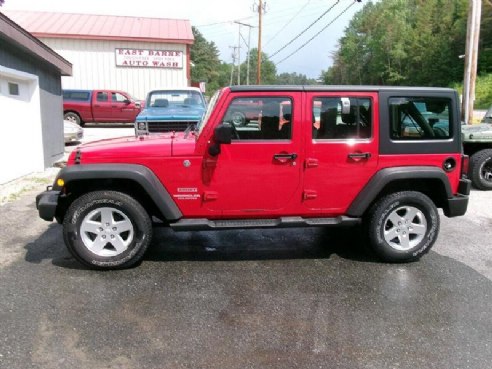 2012 Jeep Wrangler Sport 4x4 4dr SUV Red, East Barre, VT