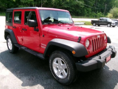 2012 Jeep Wrangler Sport 4x4 4dr SUV Red, East Barre, VT