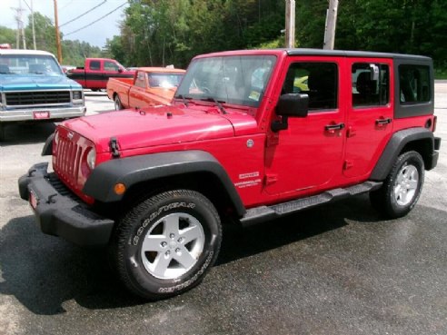 2012 Jeep Wrangler Sport 4x4 4dr SUV Red, East Barre, VT