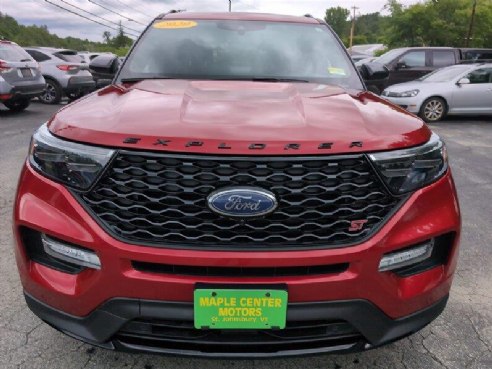 2020 Ford Explorer ST Rapid Red Metallic Tinted Clearcoat, Saint Johnsbury, VT