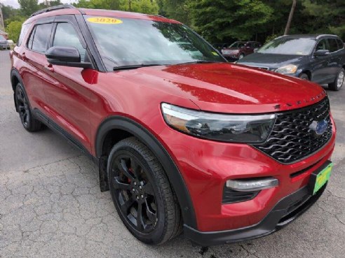 2020 Ford Explorer ST Rapid Red Metallic Tinted Clearcoat, Saint Johnsbury, VT