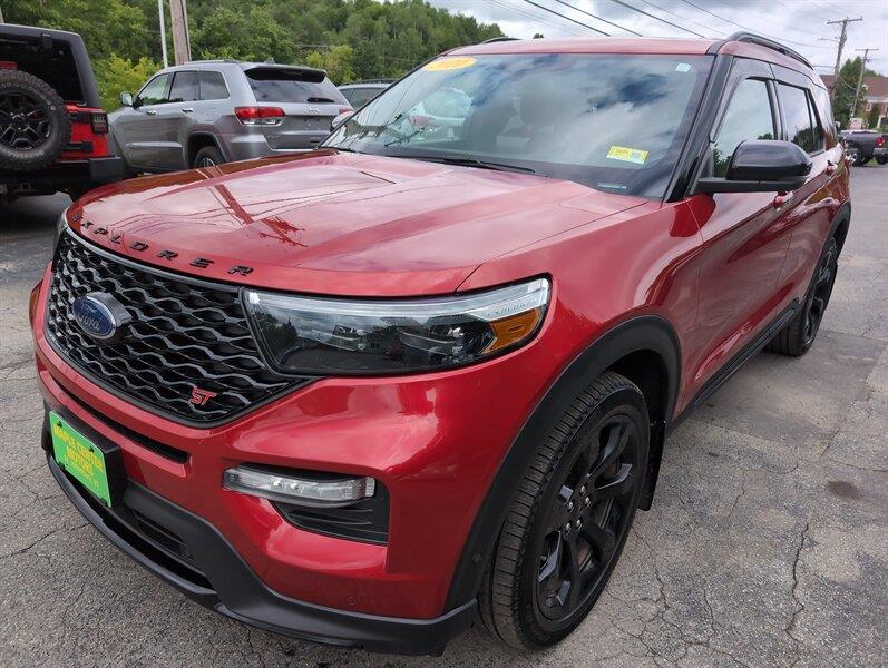 2020 Ford Explorer ST Rapid Red Metallic Tinted Clearcoat, Saint Johnsbury, VT