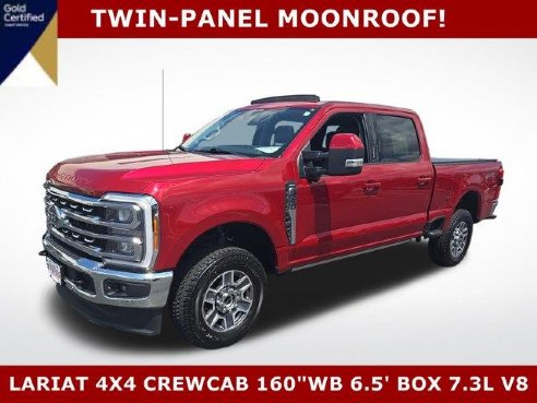 2023 Ford Super Duty F-250 SRW LARIAT Rapid Red Metallic Tinted Clearcoat, Plymouth, WI