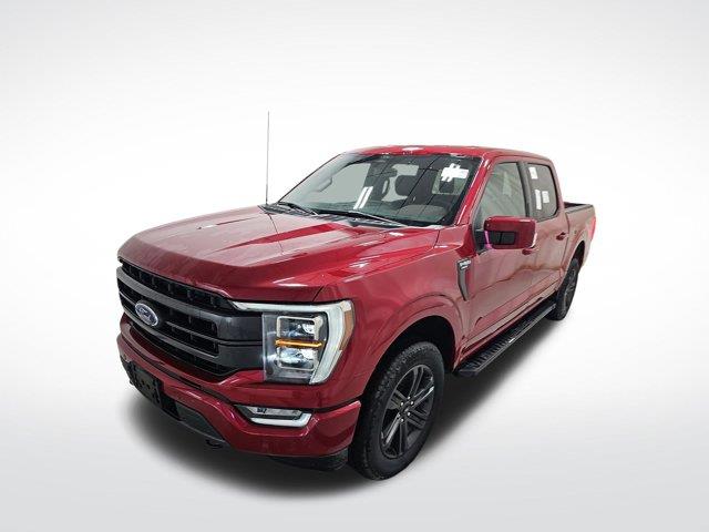 2022 Ford F-150 LARIAT Rapid Red Metallic Tinted Clearcoat, Plymouth, WI