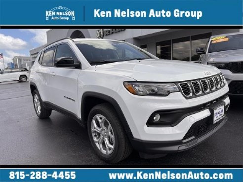 2024 Jeep Compass Latitude White, Dixon, IL