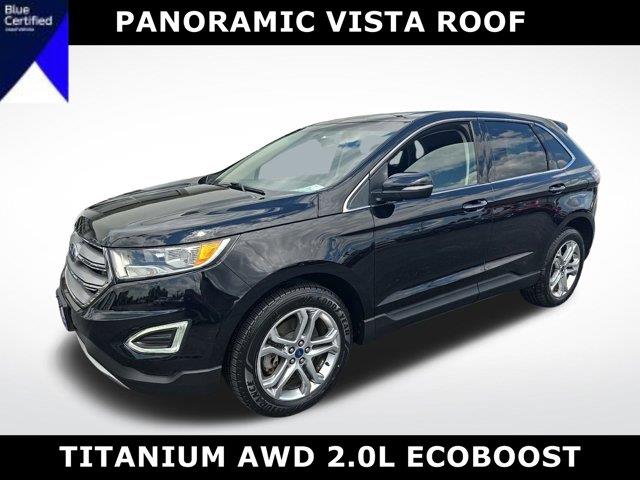 2018 Ford Edge Titanium Shadow Black, Plymouth, WI