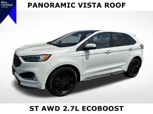 2020 Ford Edge ST Star White Metallic Tri-Coat, Plymouth, WI