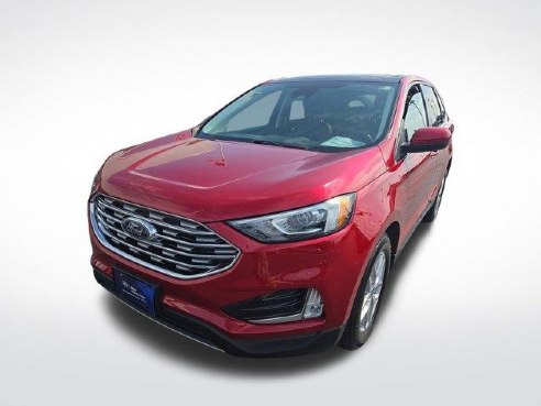 2021 Ford Edge SEL Rapid Red Metallic Tinted Clearcoat, Plymouth, WI