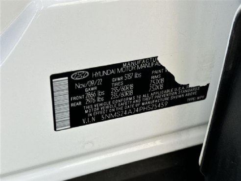 2023 Hyundai Santa Fe SEL White, Indianapolis, IN