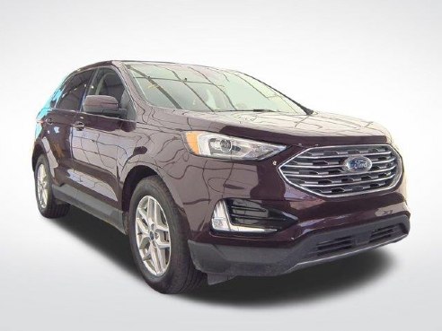 2021 Ford Edge SEL Burgundy Velvet Metallic Tinted Clearcoat, Plymouth, WI