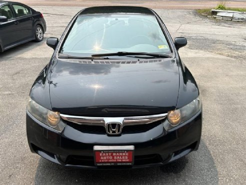 2009 Honda Civic LX 4dr Sedan 5A Black, East Barre, VT