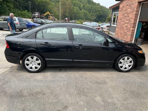 2009 Honda Civic LX 4dr Sedan 5A Black, East Barre, VT