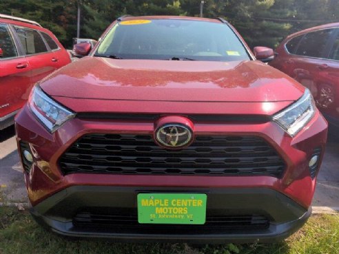 2021 Toyota RAV4 XLE Premium Ruby Flare Pearl, Saint Johnsbury, VT