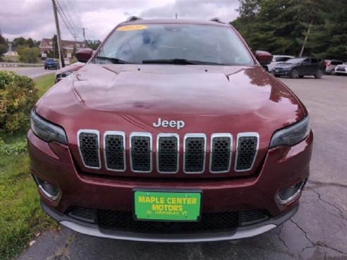 2021 Jeep Cherokee Limited Velvet Red Pearl Coat, Saint Johnsbury, VT