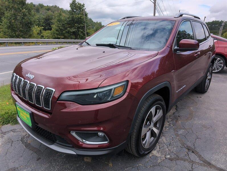 2021 Jeep Cherokee Limited Velvet Red Pearl Coat, Saint Johnsbury, VT