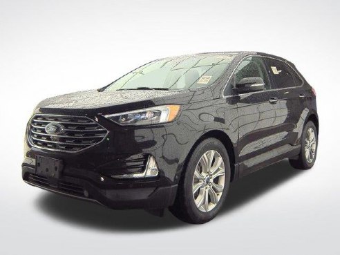 2021 Ford Edge Titanium Agate Black Metallic, Plymouth, WI