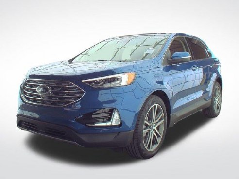 2021 Ford Edge Titanium Atlas Blue Metallic, Plymouth, WI