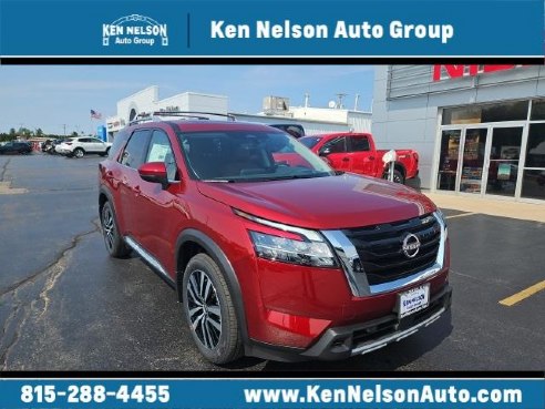 2024 Nissan Pathfinder Platinum Red, Dixon, IL