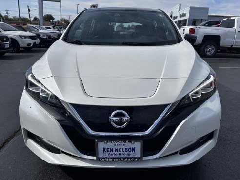 2019 Nissan LEAF SL White, Dixon, IL