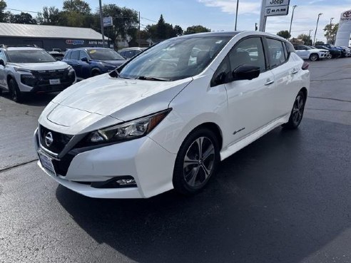 2019 Nissan LEAF SL White, Dixon, IL