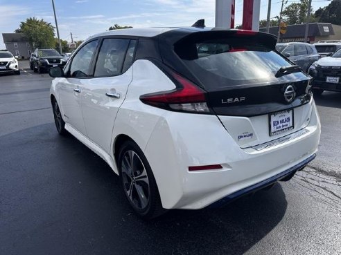 2019 Nissan LEAF SL White, Dixon, IL