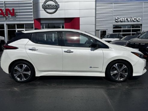 2019 Nissan LEAF SL White, Dixon, IL