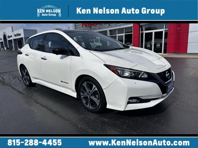 2019 Nissan LEAF SL White, Dixon, IL