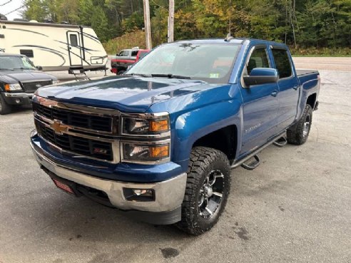 2015 Chevrolet Silverado 1500 LT Z71 4x4 4dr Crew Cab 5.8 ft. SB Blue, East Barre, VT