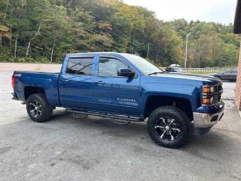 2015 Chevrolet Silverado 1500 LT Z71 4x4 4dr Crew Cab 5.8 ft. SB Blue, East Barre, VT