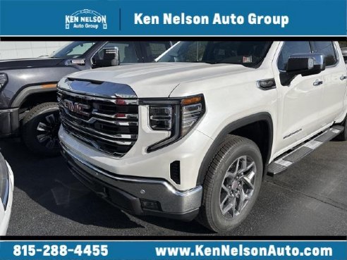 2025 GMC Sierra 1500 SLT White, Dixon, IL