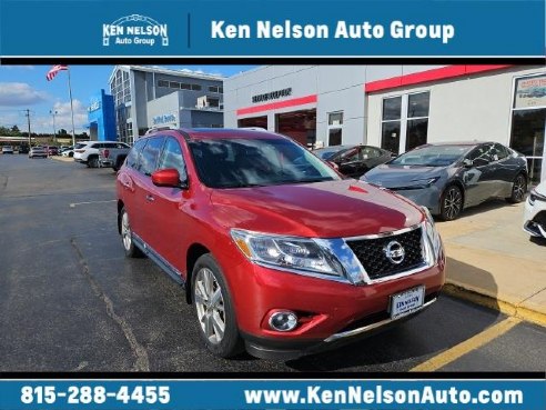 2016 Nissan Pathfinder Platinum Red, Dixon, IL