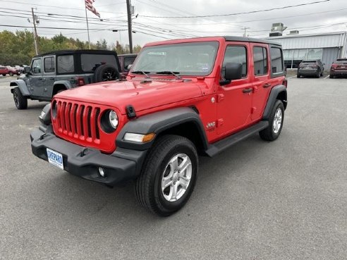 2021 Jeep Wrangler Unlimited Sport S Red, Rockland, ME