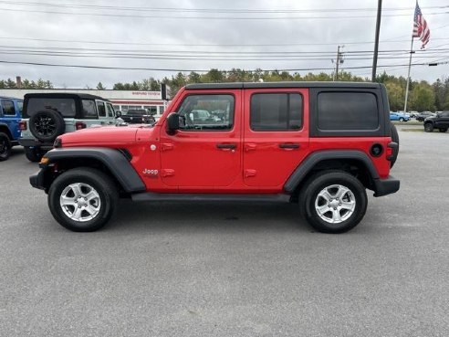 2021 Jeep Wrangler Unlimited Sport S Red, Rockland, ME