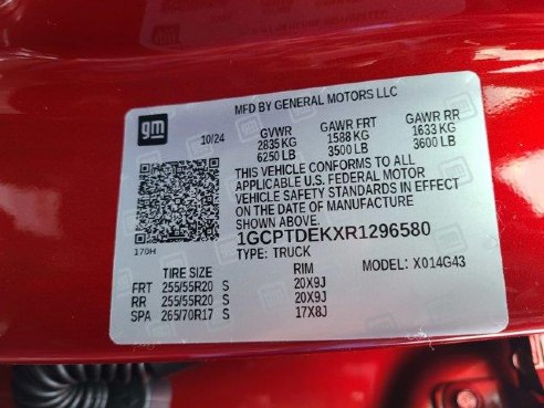 2024 Chevrolet Colorado 4WD Z71 Radiant Red Tintcoat, Kiel, WI